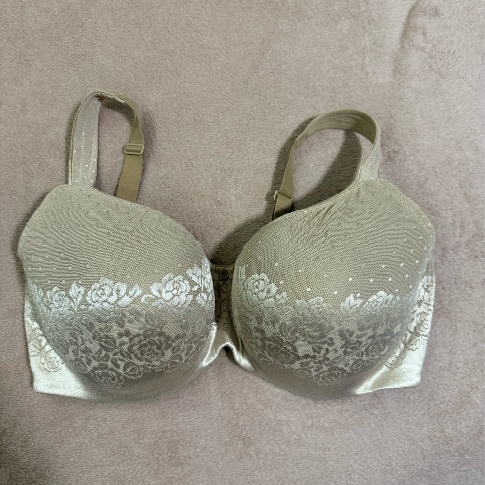 🟠🟠Soma Lace Overlay Beige Support Balconette Bra